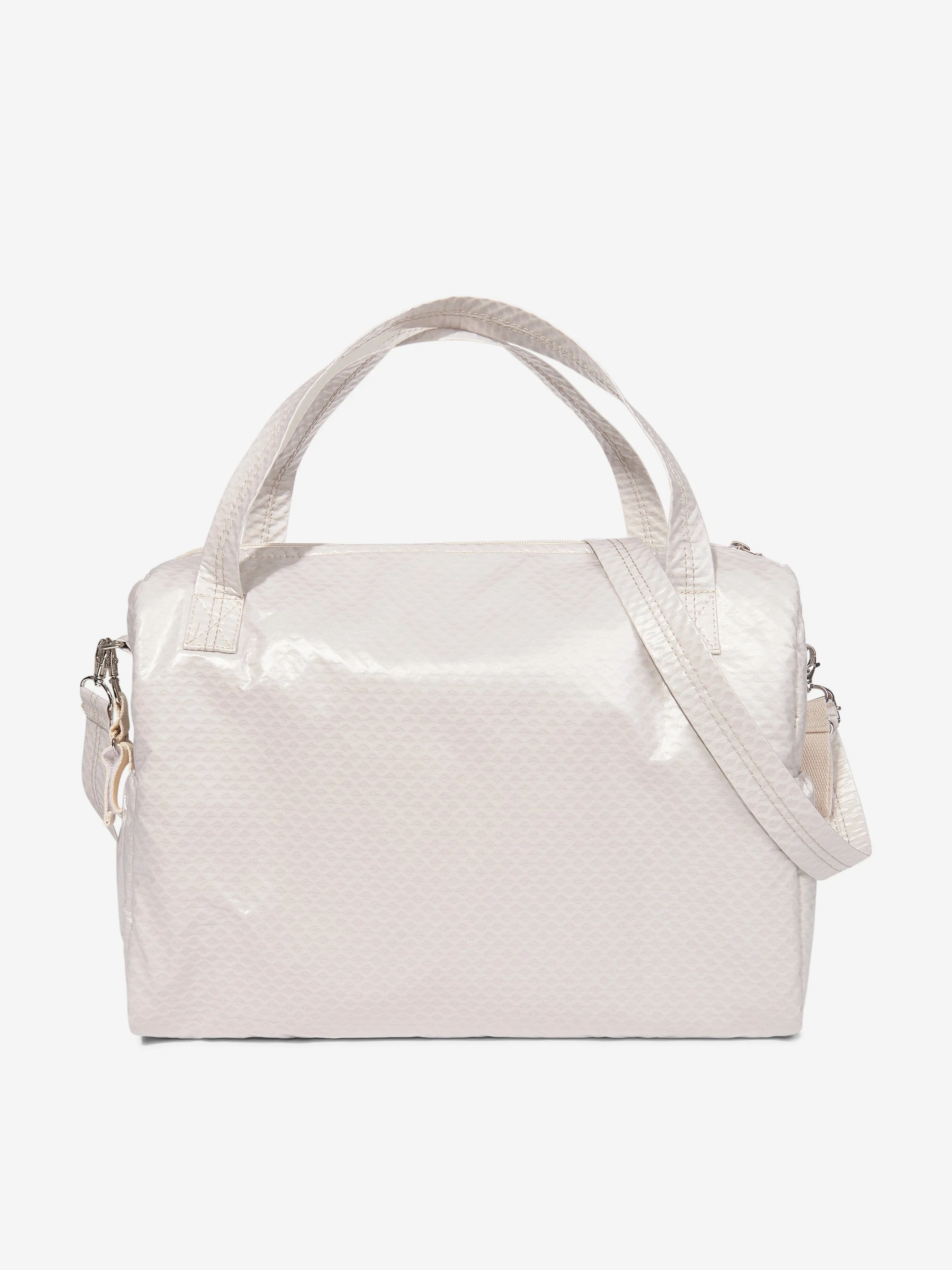 Paz Rodriguez Baby Lace Trim Changing Bag in Beige (40 cm)