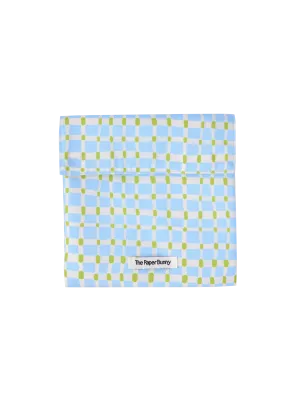 Regular Pocket Pouch (Plaid Sky)