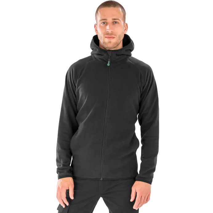 Result Recycled Unisex Hooded Microfleece Jacket