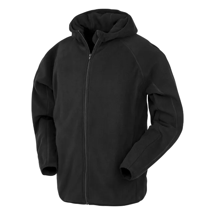 Result Recycled Unisex Hooded Microfleece Jacket