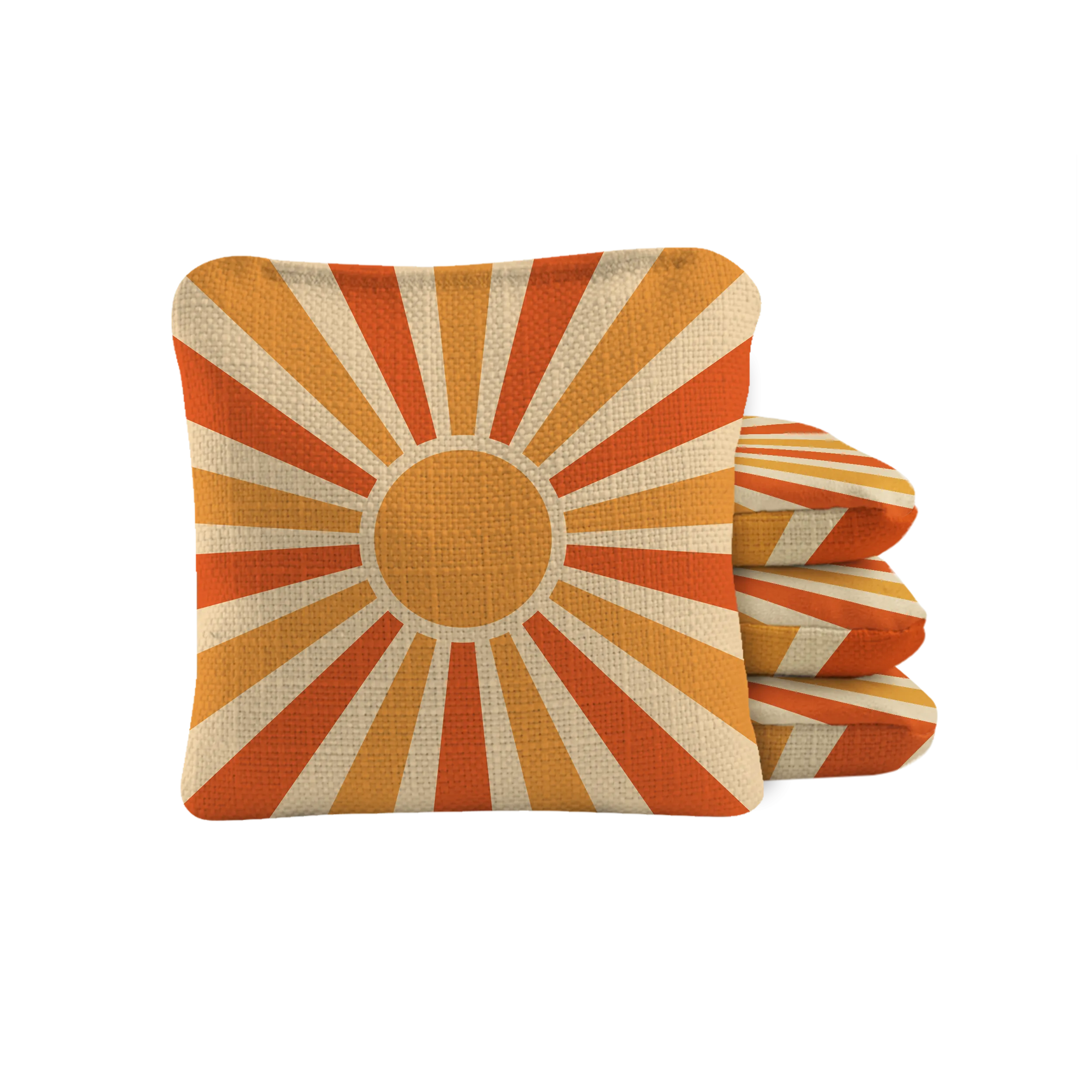 Retro Sunshine Synergy Pro Cornhole Bags