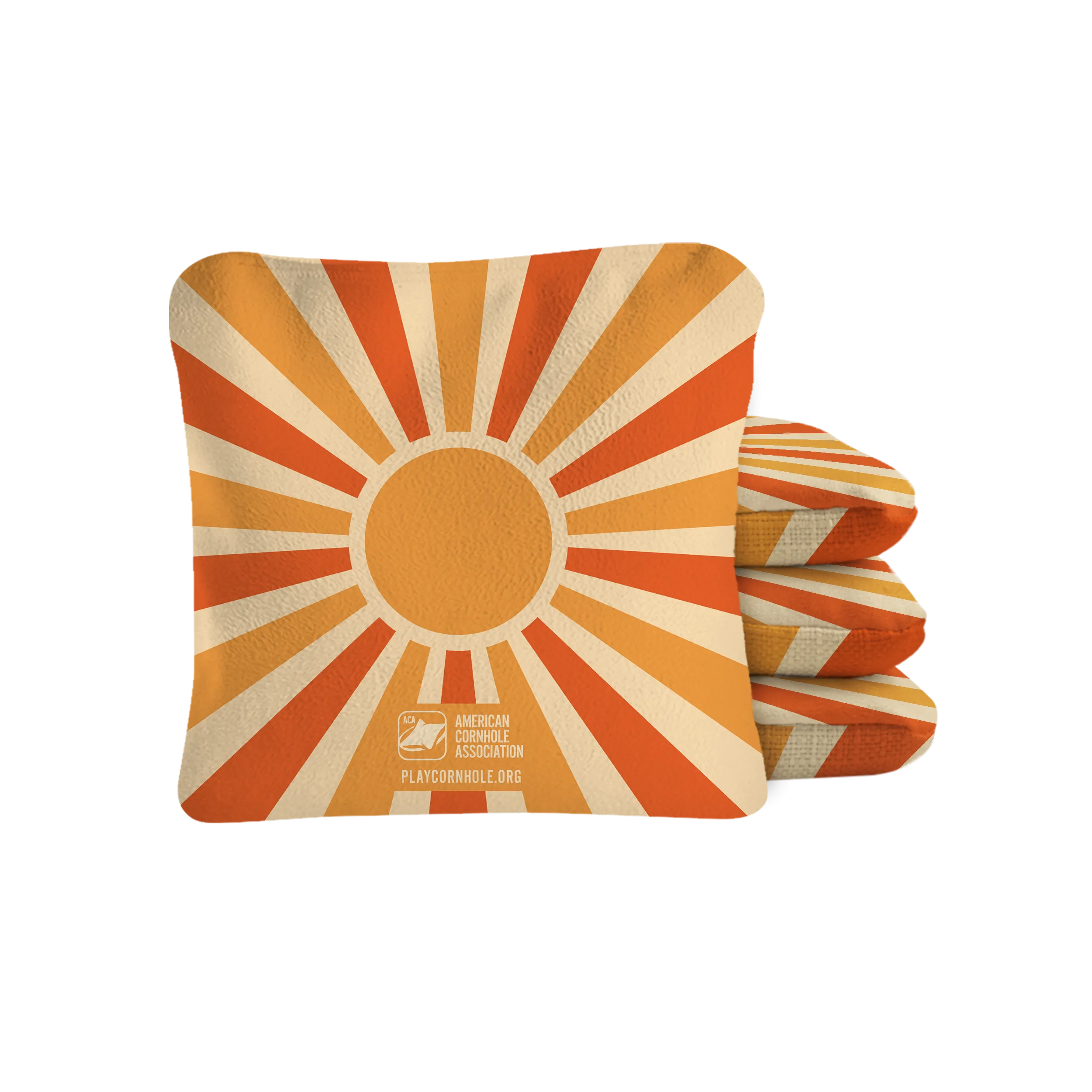 Retro Sunshine Synergy Pro Cornhole Bags