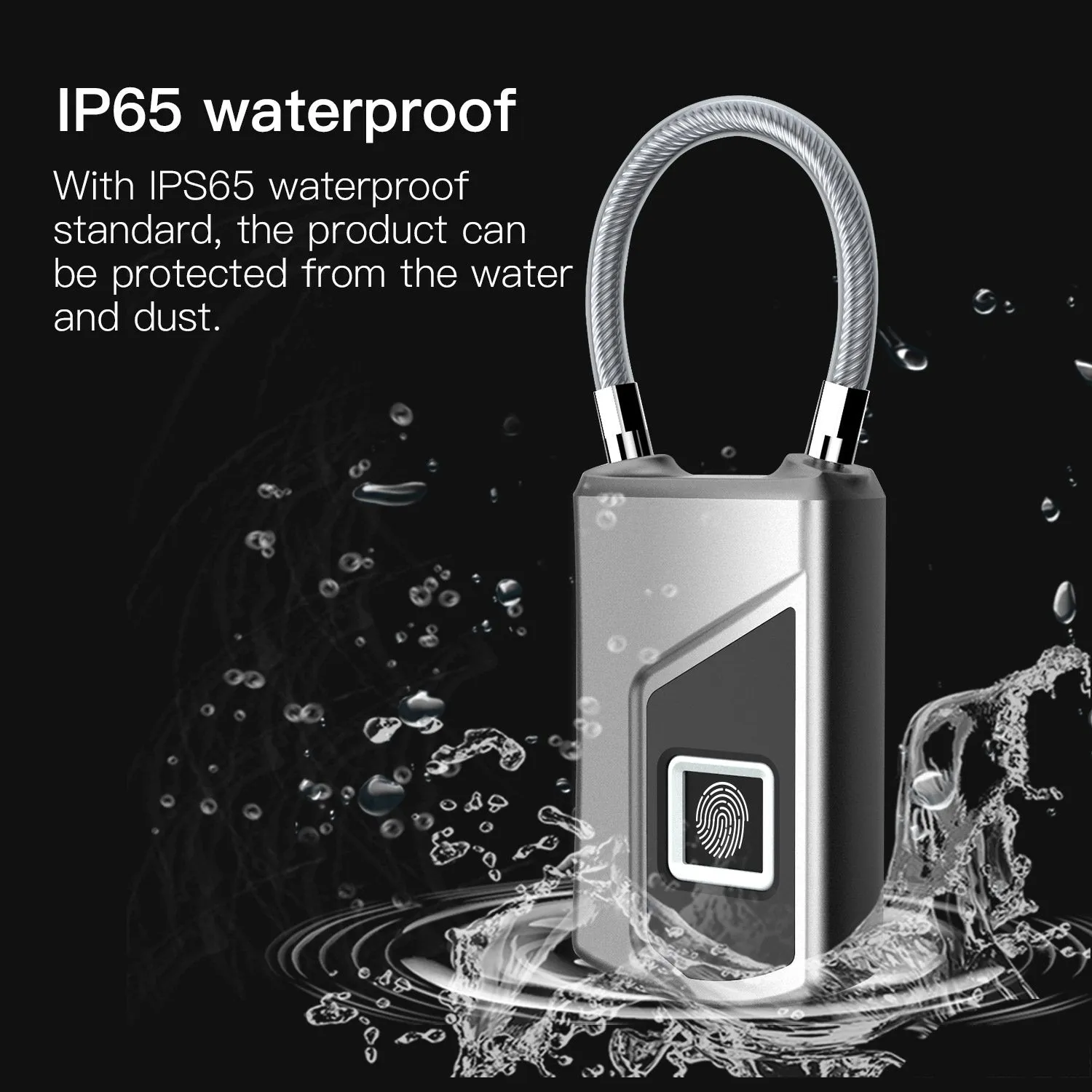 Safe and Convenient Mini Fingerprint Padlock