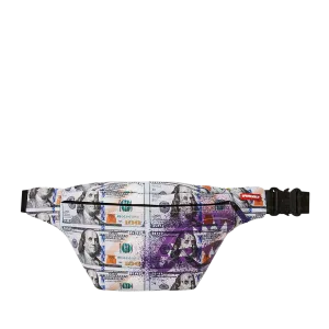 Sprayground Billions In The Bank Savvy Crossbody Bag - Green / Purple / White