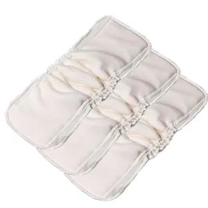 Sunny Ju 3 PCS/ Pack 5 Layers Bamboo Cotton cloth diapers Inserts Nappy changing mat Baby Diapers Reusable diaper changing pad