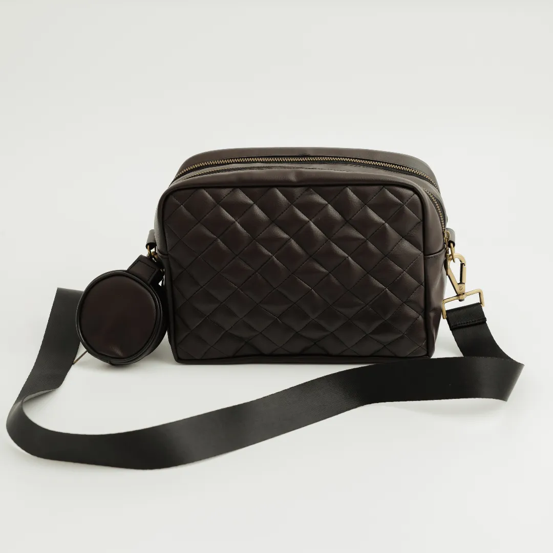 The MochaMama Sling Diaper Bag (Leather)