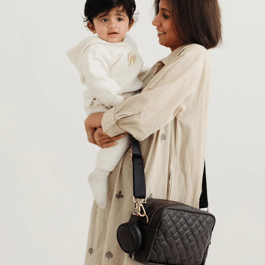 The MochaMama Sling Diaper Bag (Leather)