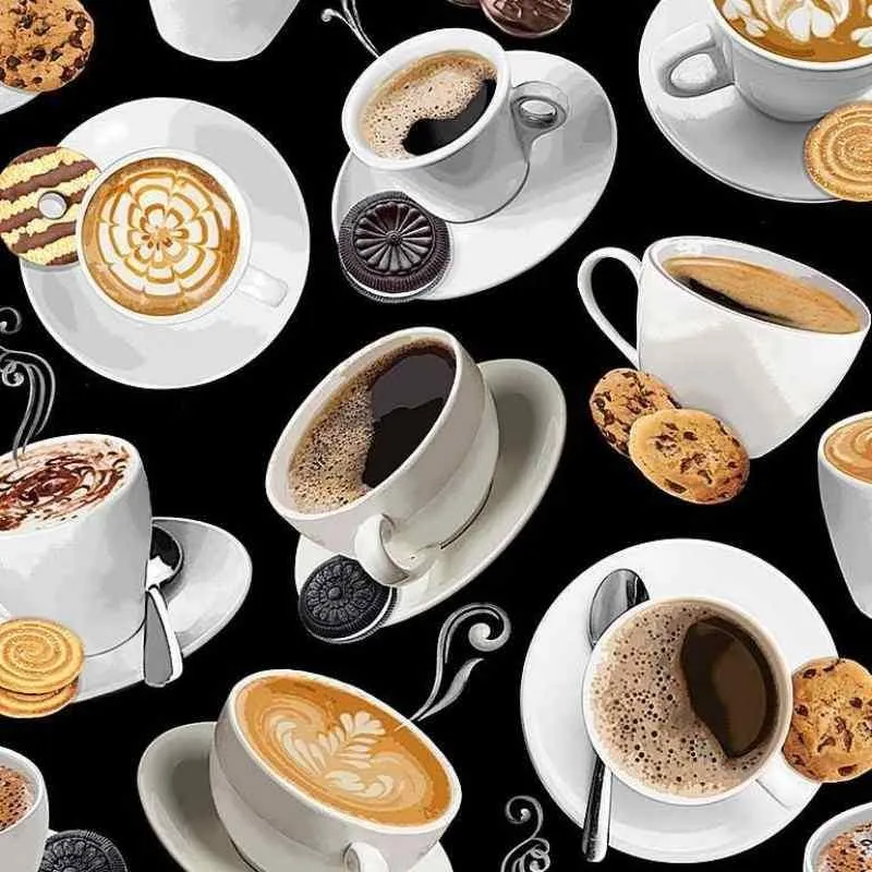 Timeless Treasures Back to the Grind Tossed Coffee