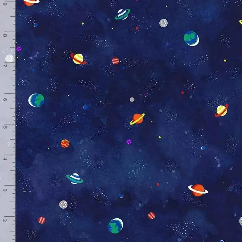 Timeless Treasures Blast Off Small Planets Scattered