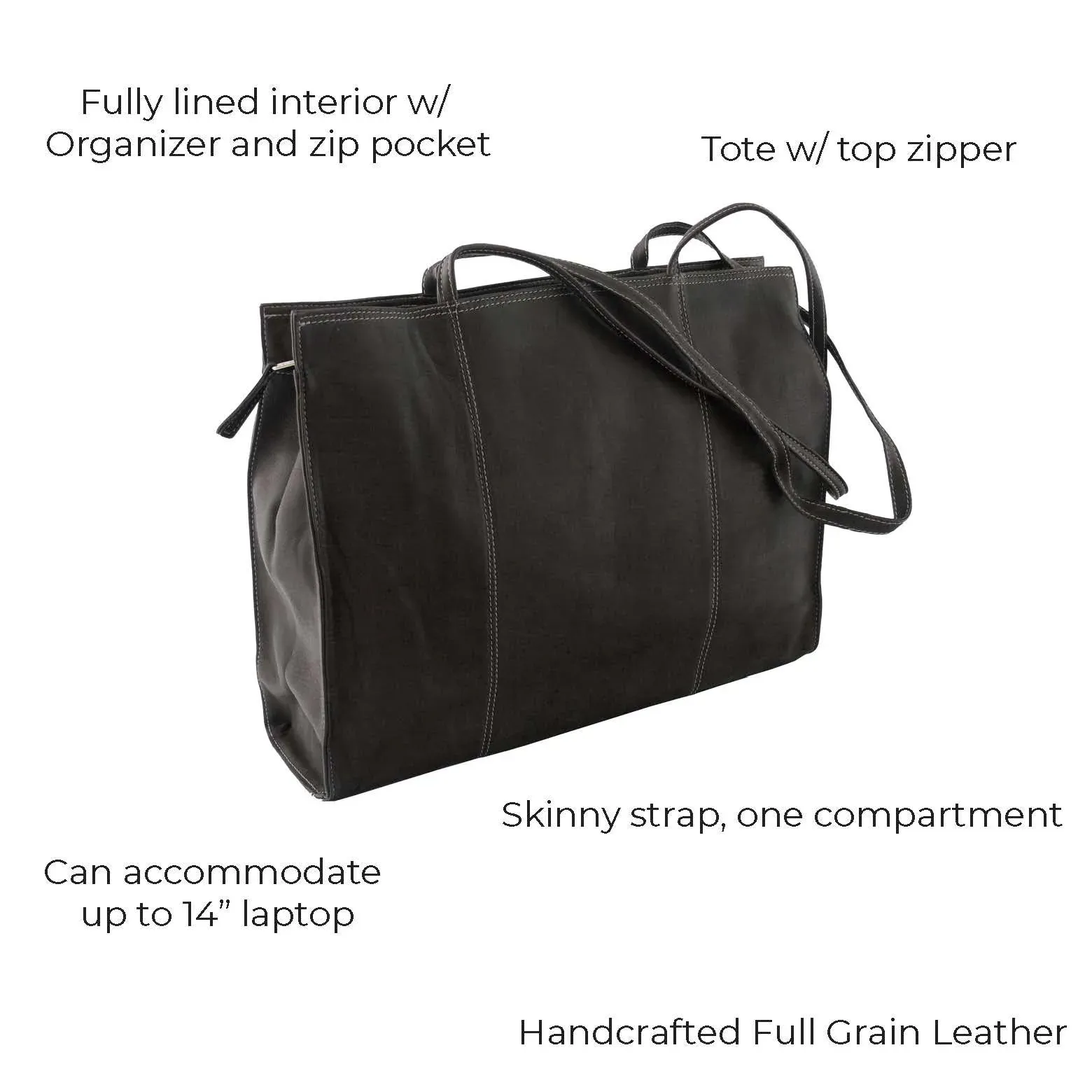 URBAN TOTE 14" Leather Bag