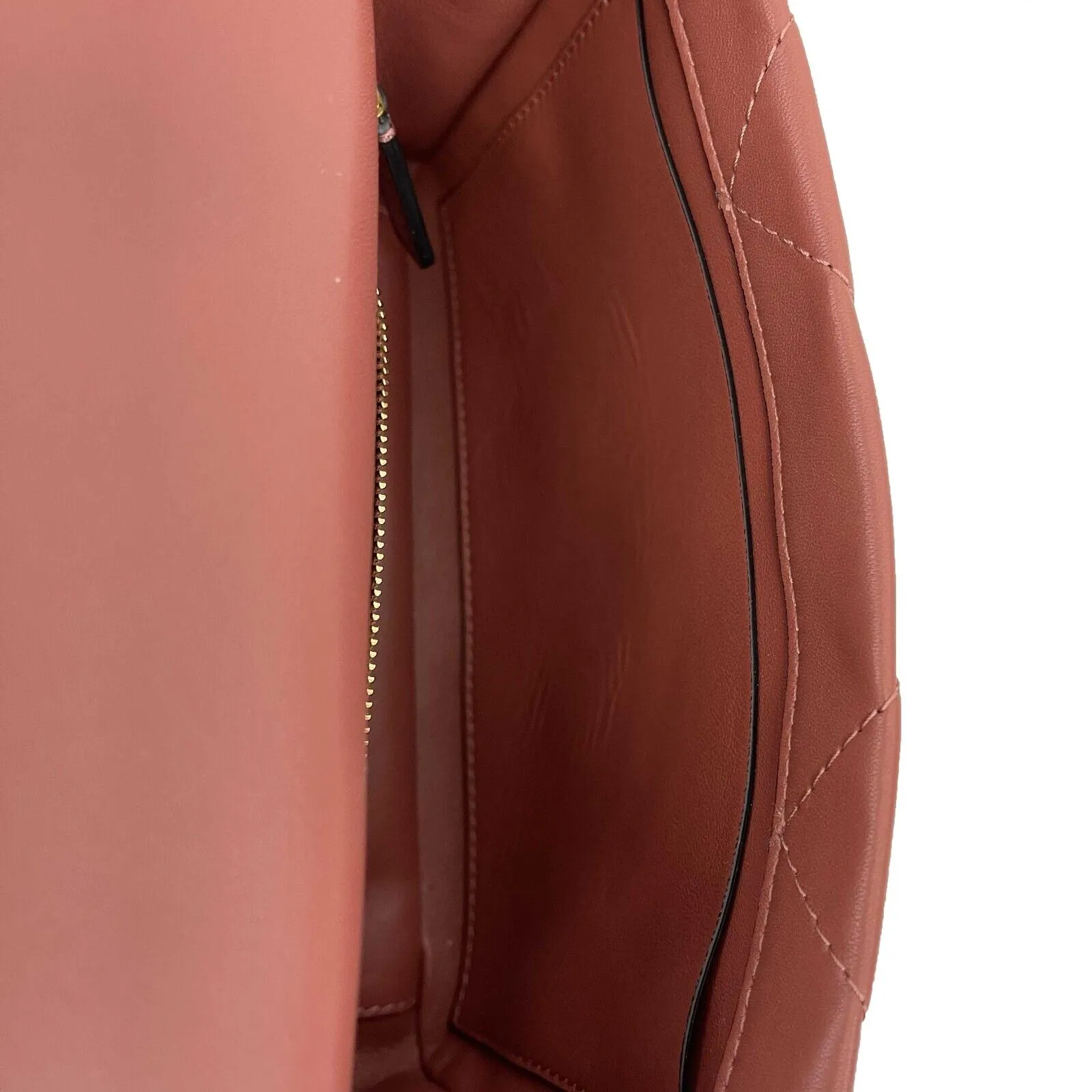 Valentino Garavani Roman Stud Medium Quilted - Ginger - Top Handle Shoulder Bag