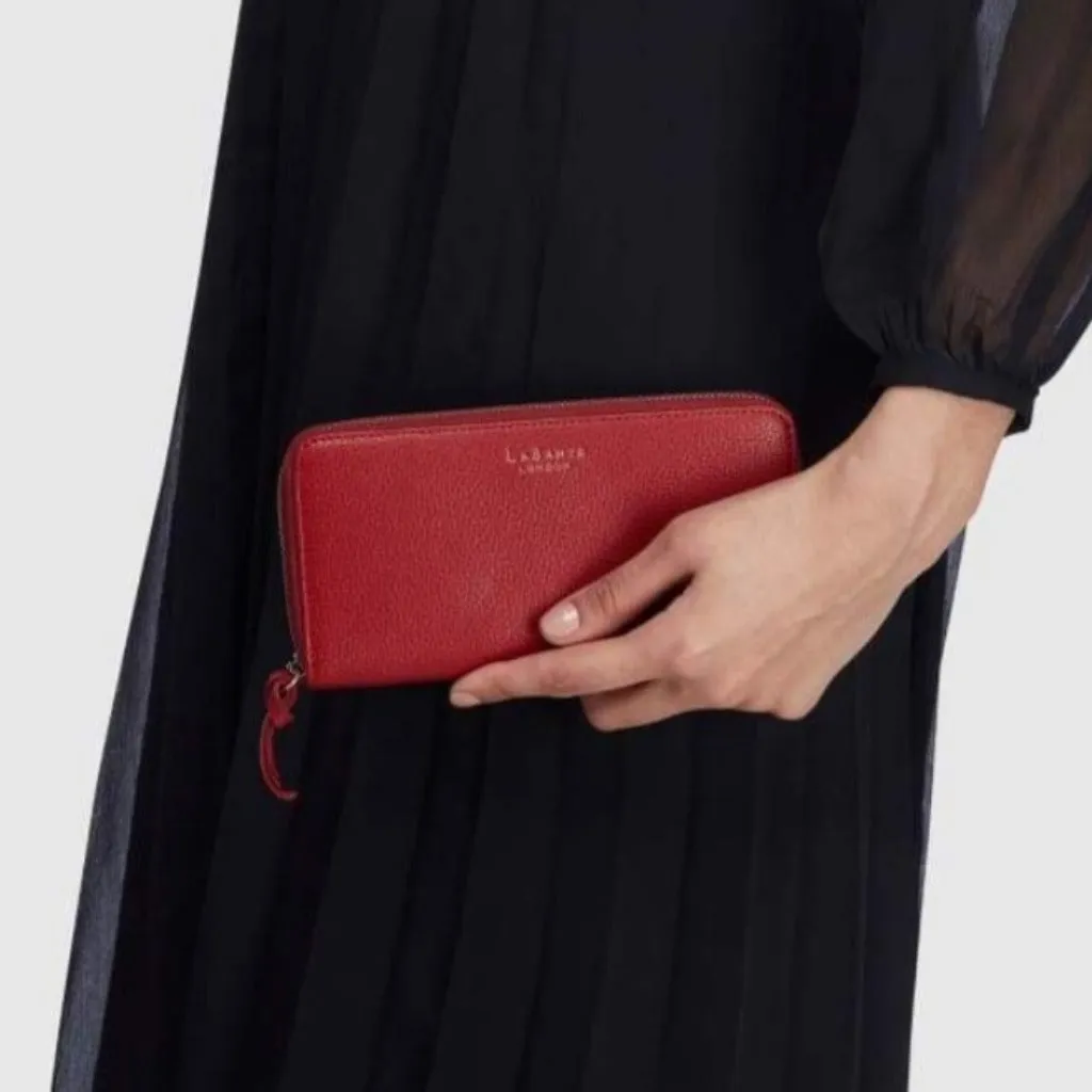 Vegan Purse - Serene Black - Sustainable Vegan Zip Around Wallet