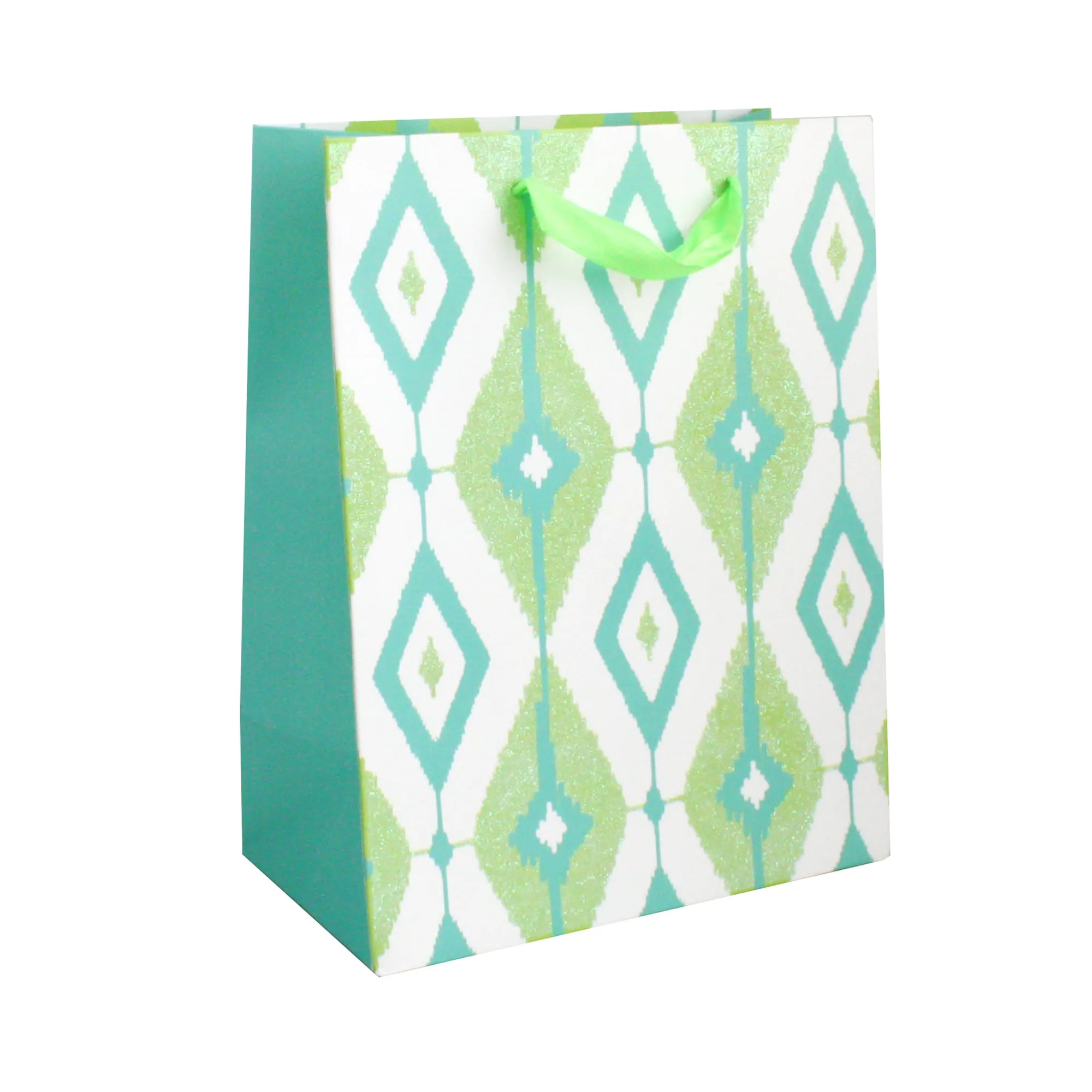 Vibrant Geometric Pattern Gift Bags - Set Of 4, Assorted Designs Sizes Available