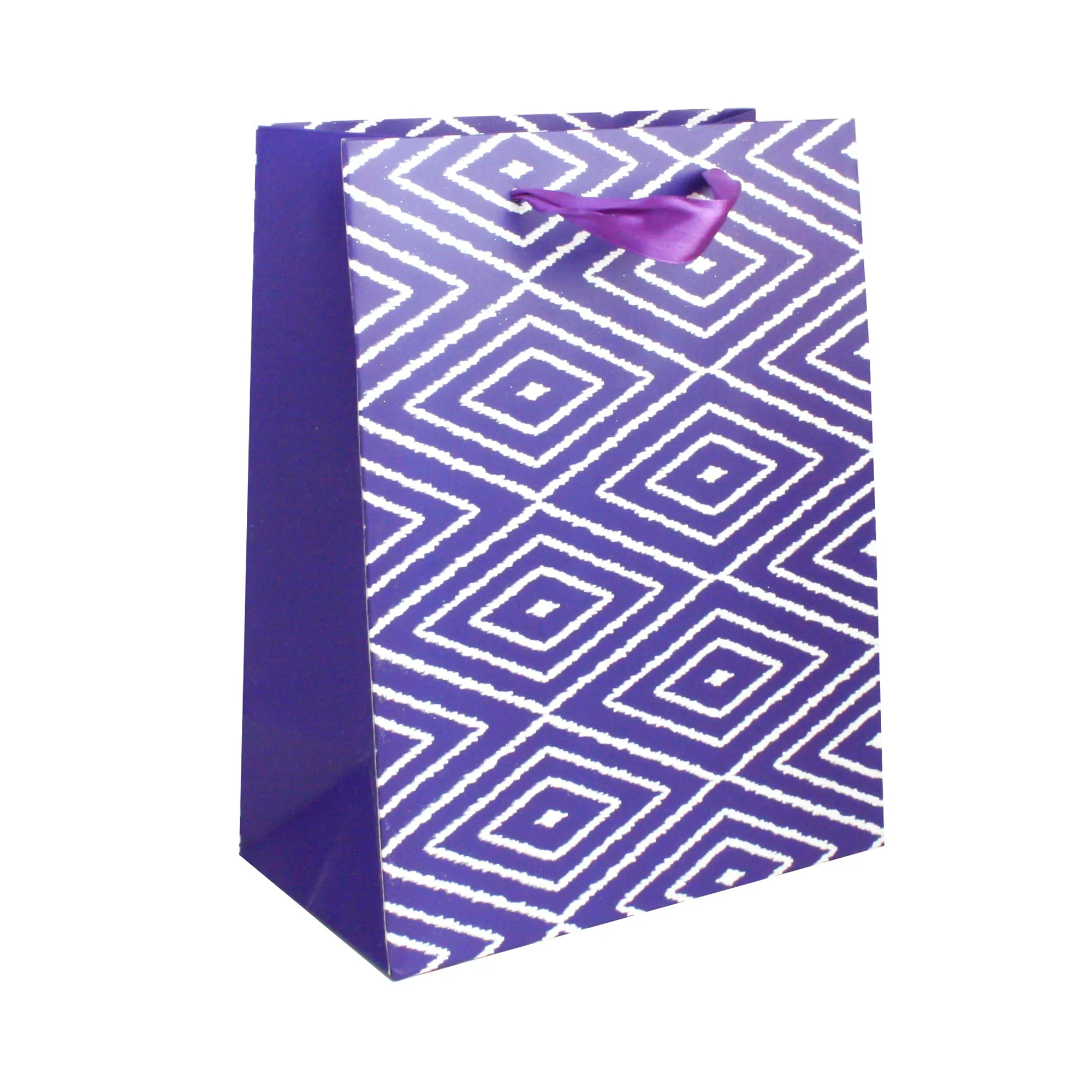 Vibrant Geometric Pattern Gift Bags - Set Of 4, Assorted Designs Sizes Available