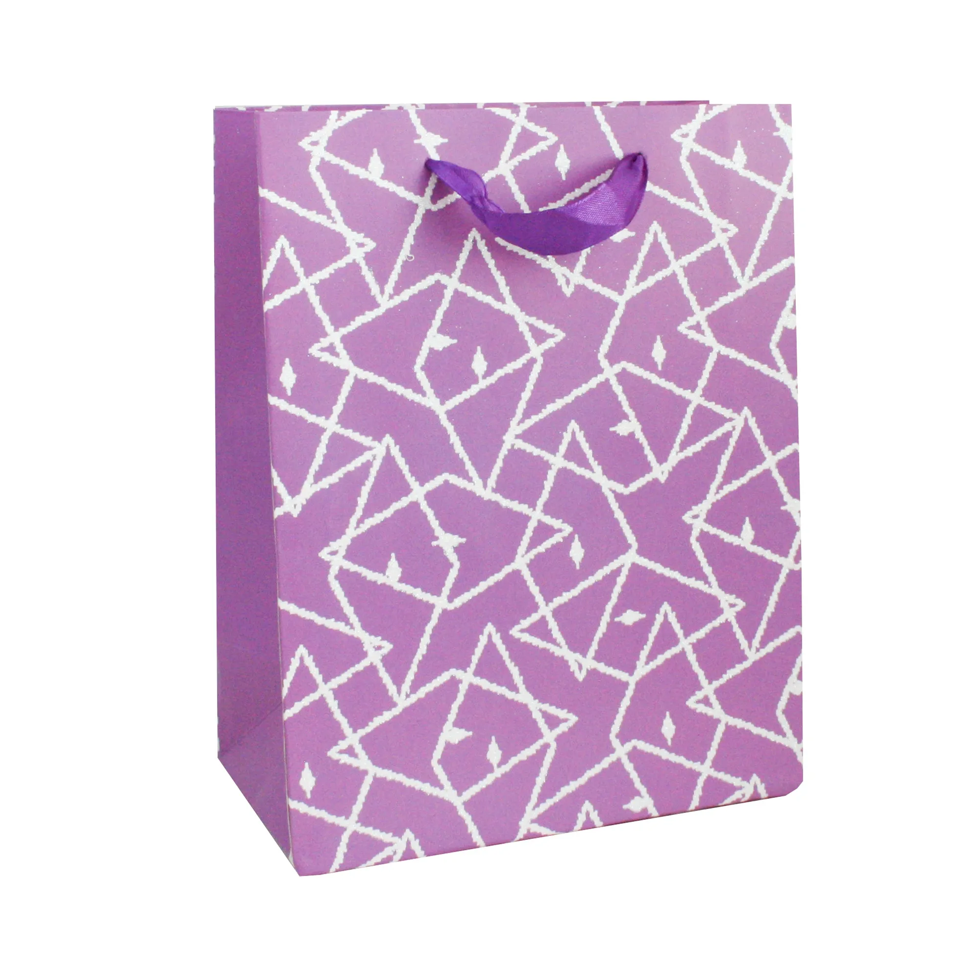 Vibrant Geometric Pattern Gift Bags - Set Of 4, Assorted Designs Sizes Available