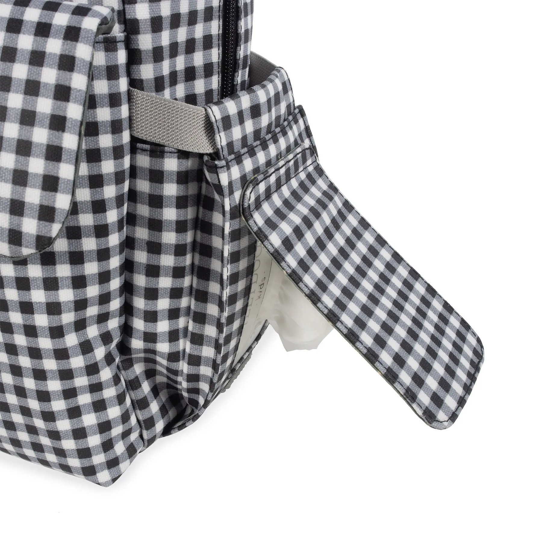 Walking Mum I Love Vichy Black Backpack Diaper Changing Bag